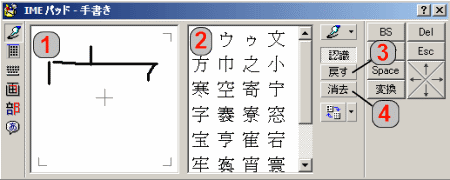 IME pad untuk menulis